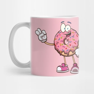 Cute Donut Character Mug